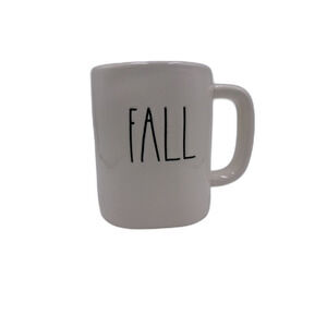 Rae Dunn "FALL Y'ALL" Autumn Oversized Mug – Orange Interior (Double Sided)